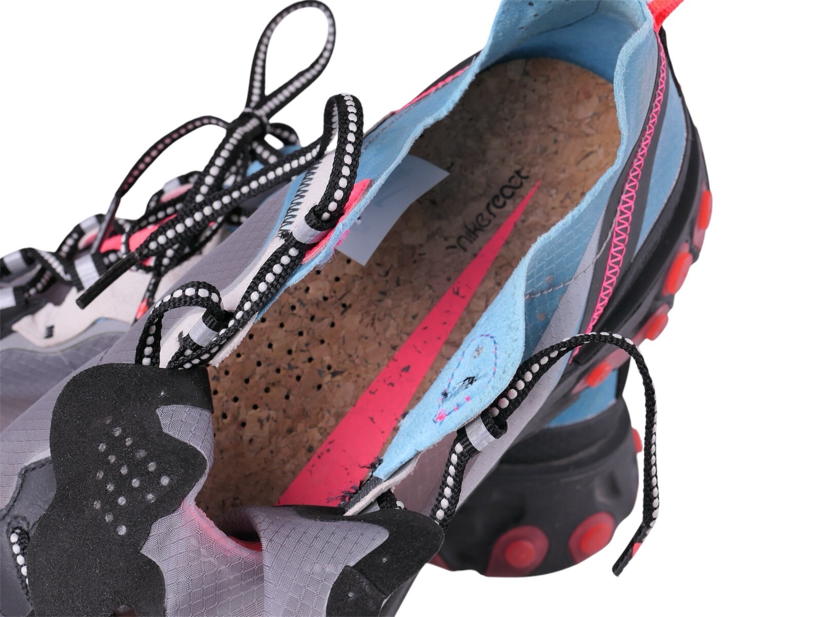 Nike 2018 React Element 87 Solar Red Sneakers Sho… - image 9