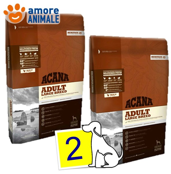 2 SäCke - Acana Hund Heritage Adult Large Breed 11,4 Kg-image