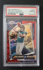 2021 🏈 PSA-10 - Trevor Lawrence RC P. Prizm Airborne-Red Scope #AB-16 Jaguars