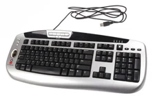 50108-001 Digital Persona U.are.U Fingerprint Keyboard; USB Wired, Warranty
