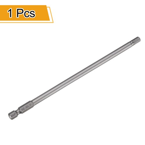 H5.0 Hex Head Drill Bit Wrench 5mm Flat Tip 1/4" Shank 300mm Long Magnetic - Picture 3 of 7