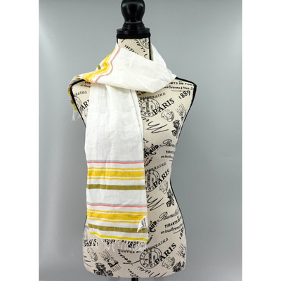 LemLem Scarf Wrap Womens Cream Striped Shawl Sustainable Boho Chic 