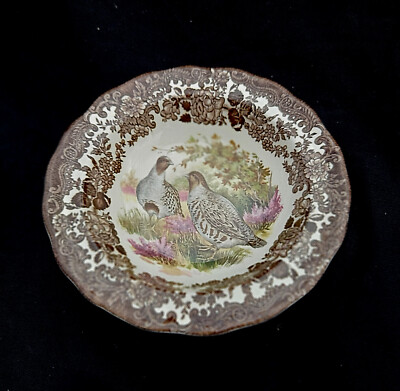 Palissy SPIELSERIE. Obstschale mit Rand. Durchmesser 61/4 Zoll.