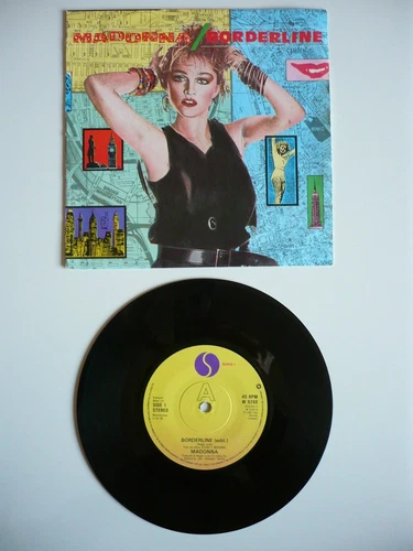Madonna Borderline 7" Vinyl UK 1984 Sire 1st Press A1/B1 Single