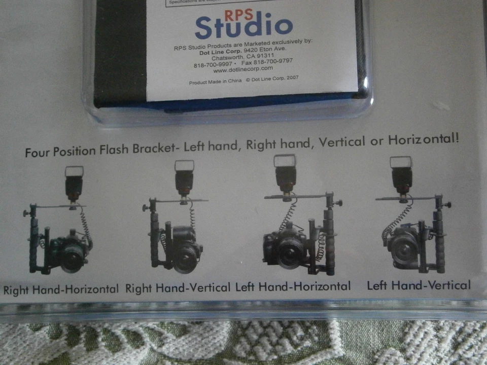 eTTL2 Digital Flash Bracket Canon Rebel XT XTi Series 3.5 mm Jack Left or Right - Image 4 of 4