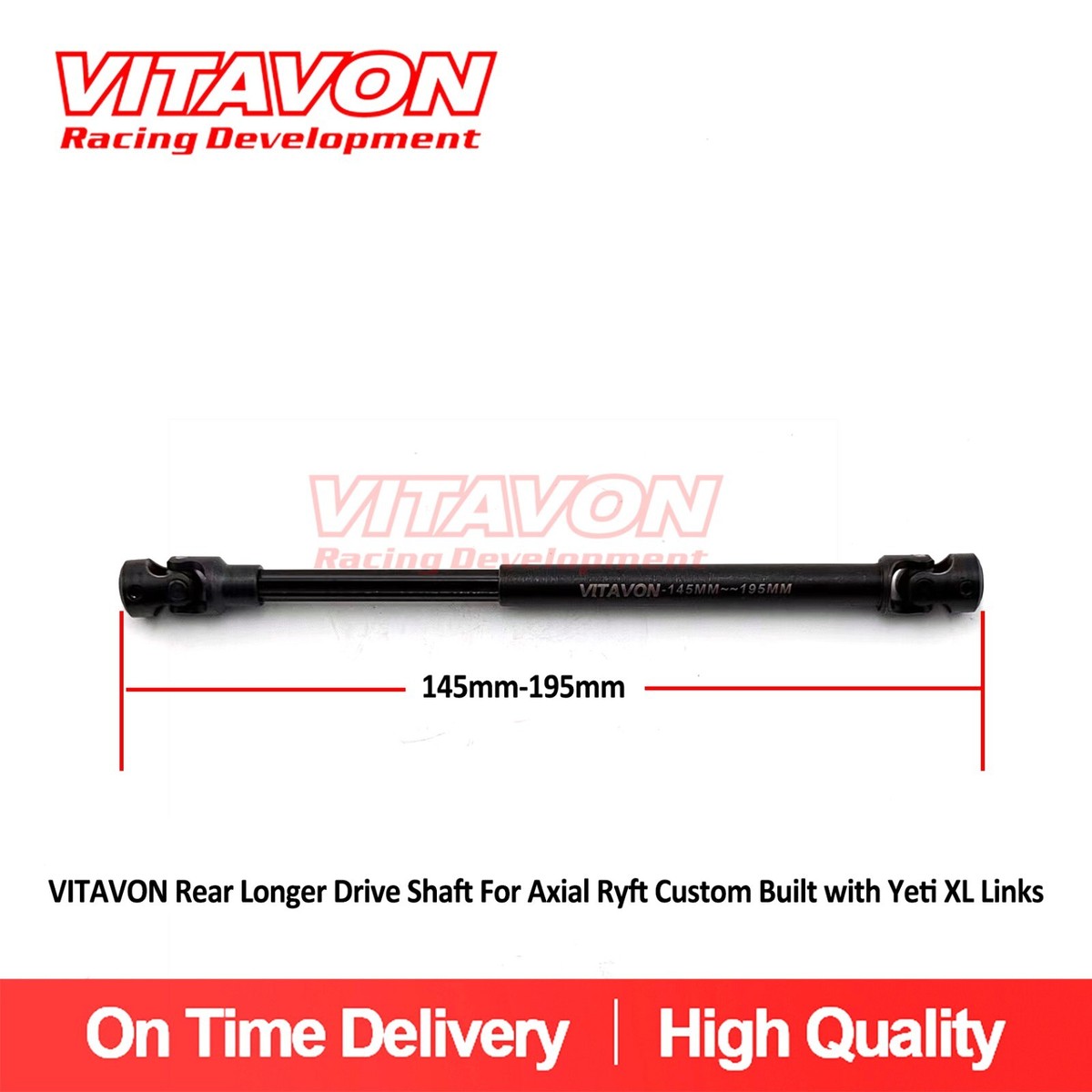 VITAVON Rear Longer Drive Shaft For Axial Ryft Custom Built
