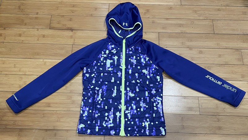 Under Armour Infrared Storm 1 City Lights Hooded Jacket Girls Size Large