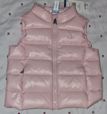 Ralph Lauren Baby Mädchen Steppjacke, 12 Monate