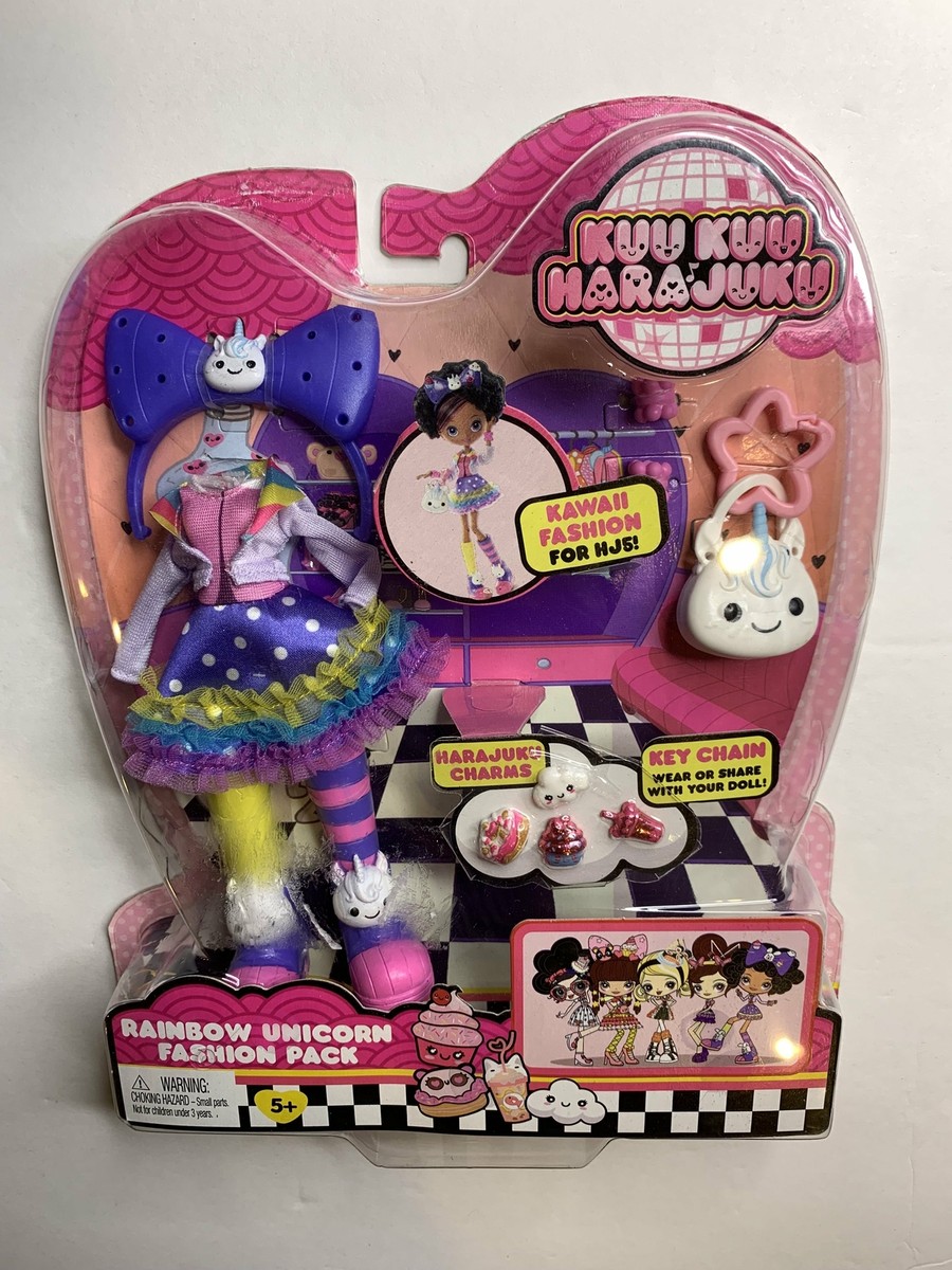 Kuu Kuu Hara Juku Rainbow Unicorn Fashion Pack Harajuku Charms | eBay