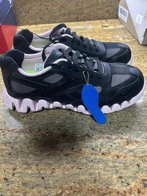 Size 8.5 - Reebok Zig Pulse Low Black W Comp Toe Work Shoes