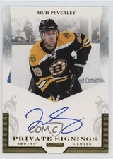 2011-12 Panini Titanium Private Signings Rich Peverley #RP Auto 0c3