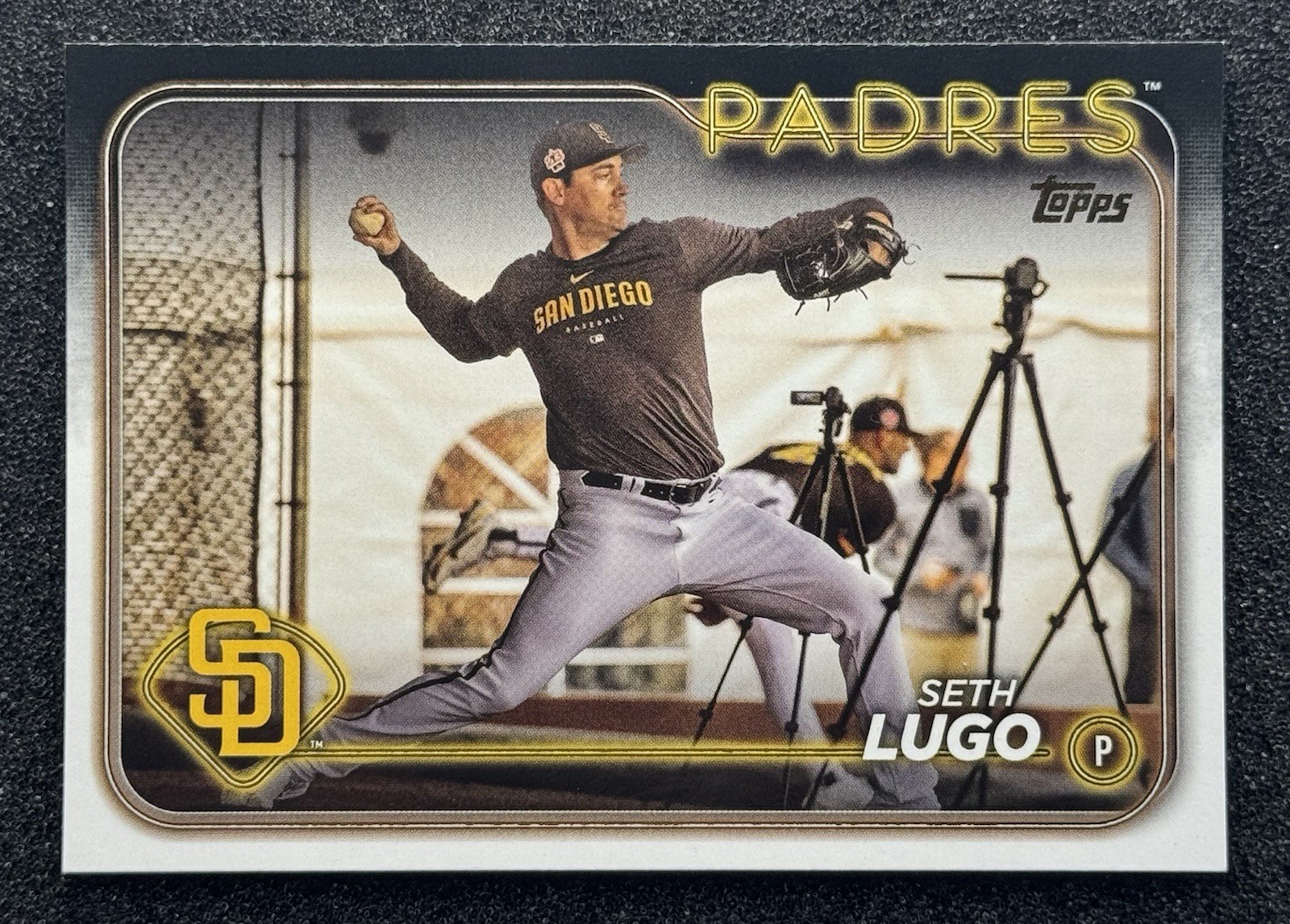 2024 Topps Series 1 Seth Lugo Golden Mirror Image Variation #291 Padres
