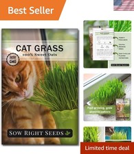Easy Grow Cat Grass Seeds - 100 Sweet Oats for Healthy Indoor  Outdoor Pets