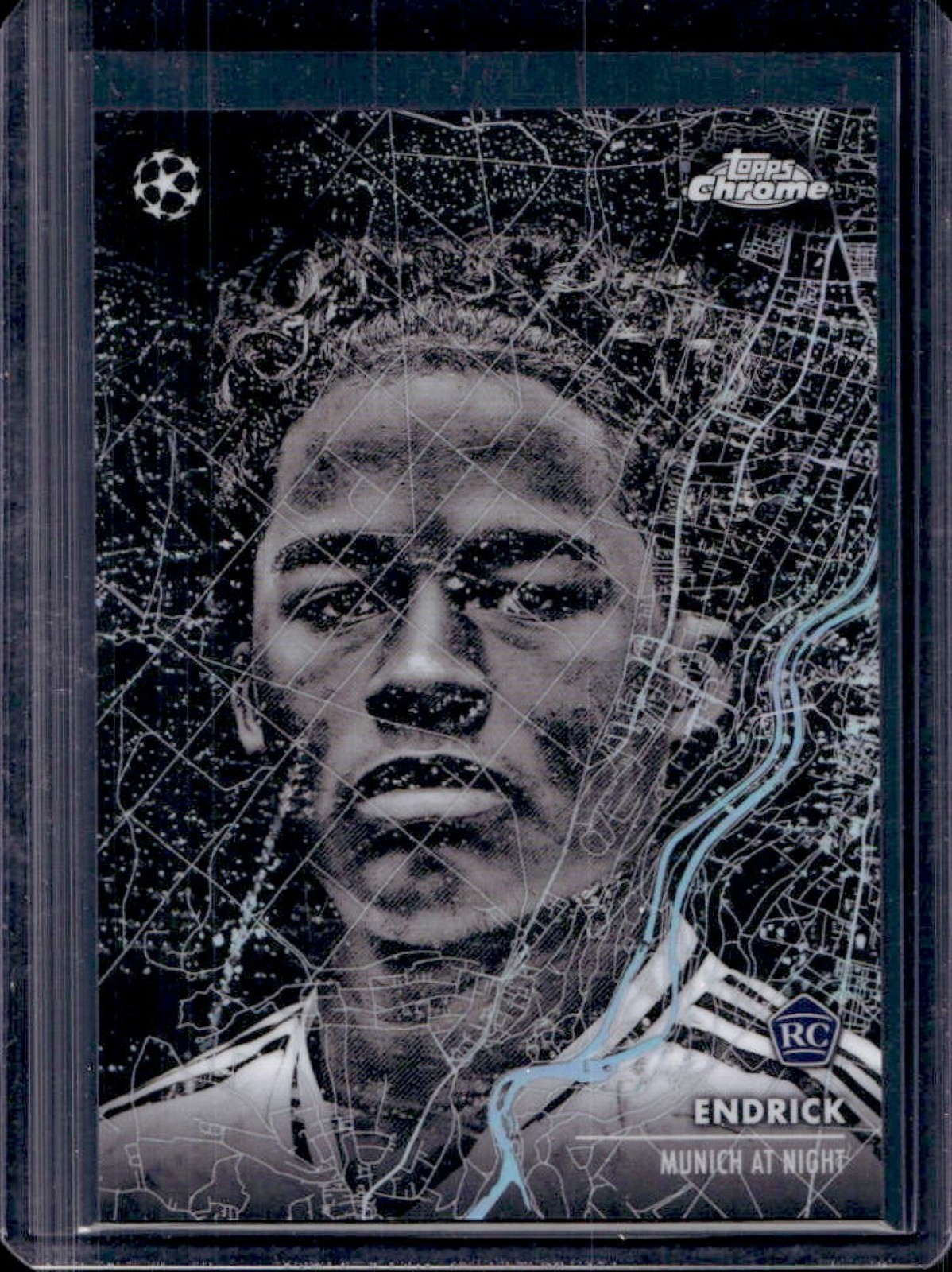 2024-25 Topps Chrome UEFA Endrick Munich at Night SSP RC #MN-2 Real Madrid