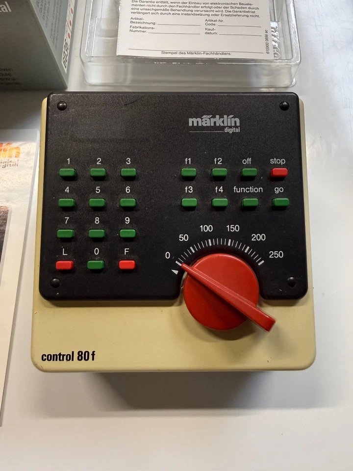 MÄRKLIN 6036 Control 80f  in OVP - Digital Steuergerät mit Regler - Bild 3 von 3