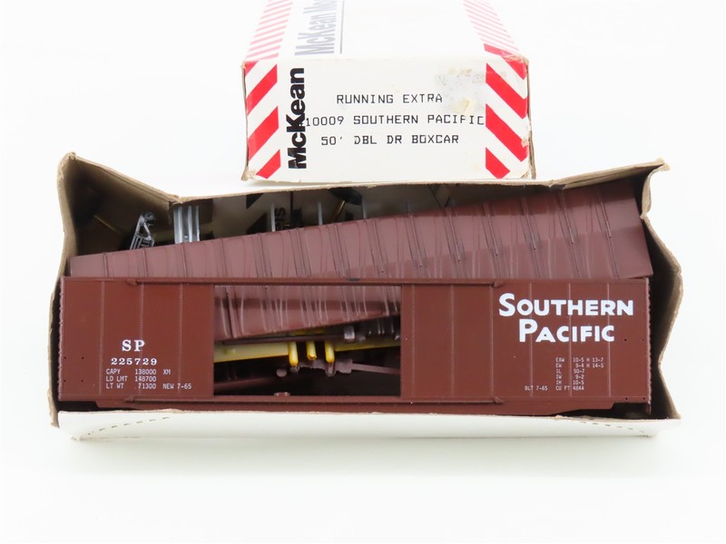 HO Scale McKean Models Kit 10009 SP Southern Pacific 50' Box Car #225729