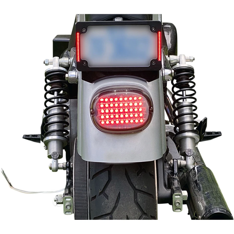 Custom Dynamics Taillight - Top Window - Smoke for Harley-Davidson CD-TL-TW-S - Image 3 of 4