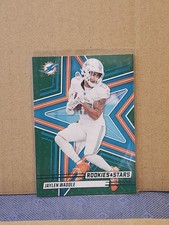 2025 Panini Rookies & Stars - Jaylen Waddle #30 Green Miami Dolphins