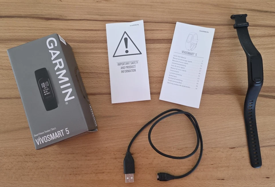 Garmin vívosmart 5 Aktivitätstracker - Schwarz (L) - Bild 2 von 3