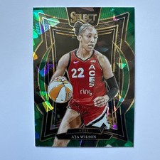 A'JA WILSON Green Ice Concourse #56 2025 Panini WNBA Select