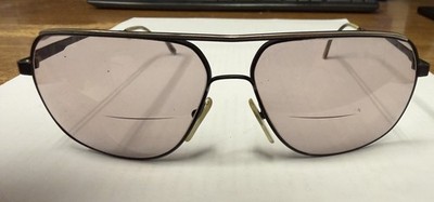 Vintage Adensco Alfa Romeo 2 Liven Eye Glasses 9101 140 Black Rim Lens