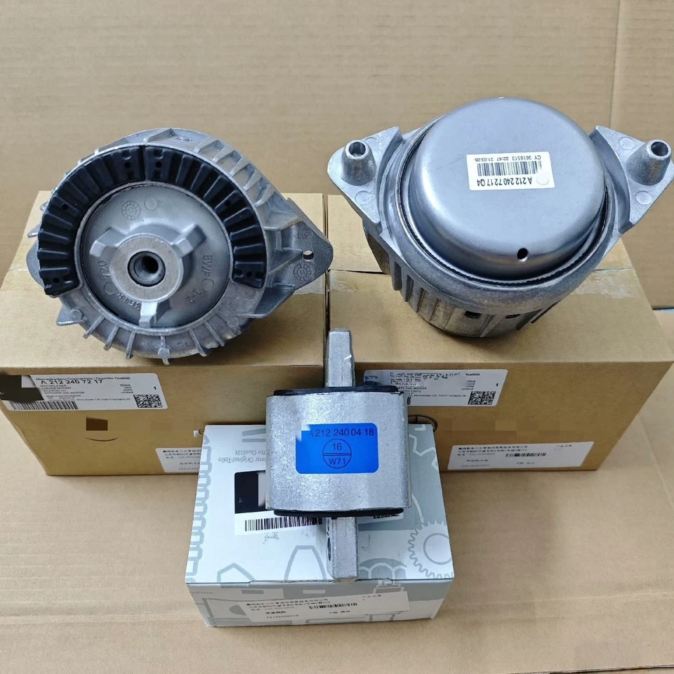 3 soportes de motor OEM para Mercedes Benz W212 E180 E200 E250 M274 1.8T 2.0T Foto 4 de 4