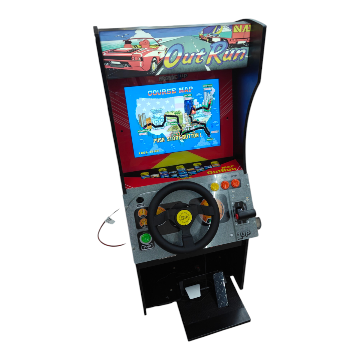 Arcade1Up OutRun Sit Down Racing Arcade Cabinet 4 Games | eBay