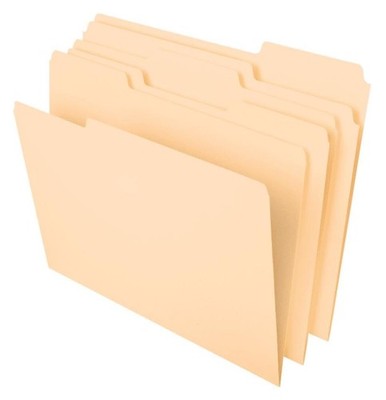 Pendaflex File Folders, 100 Pack, Durable Manila Letter,
