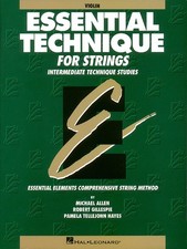 Essential Elements Technique for Strings Violin Original Series Studies Book