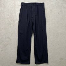 70s HBT Black French Work Pants Euro Mens W31 Used CAVE-0