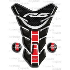 Protection Protège Réservoir Tank Pad "Nevada" pour Yamaha R6  rouge