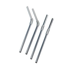 Metal Straw Reduces Plastic Waste Portable And Lightweight Rust Resistant