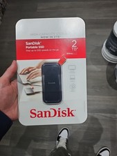New SanDisk External Portable SSD 2TB USB-C to USB-A SSD SDSSDE30-2T00