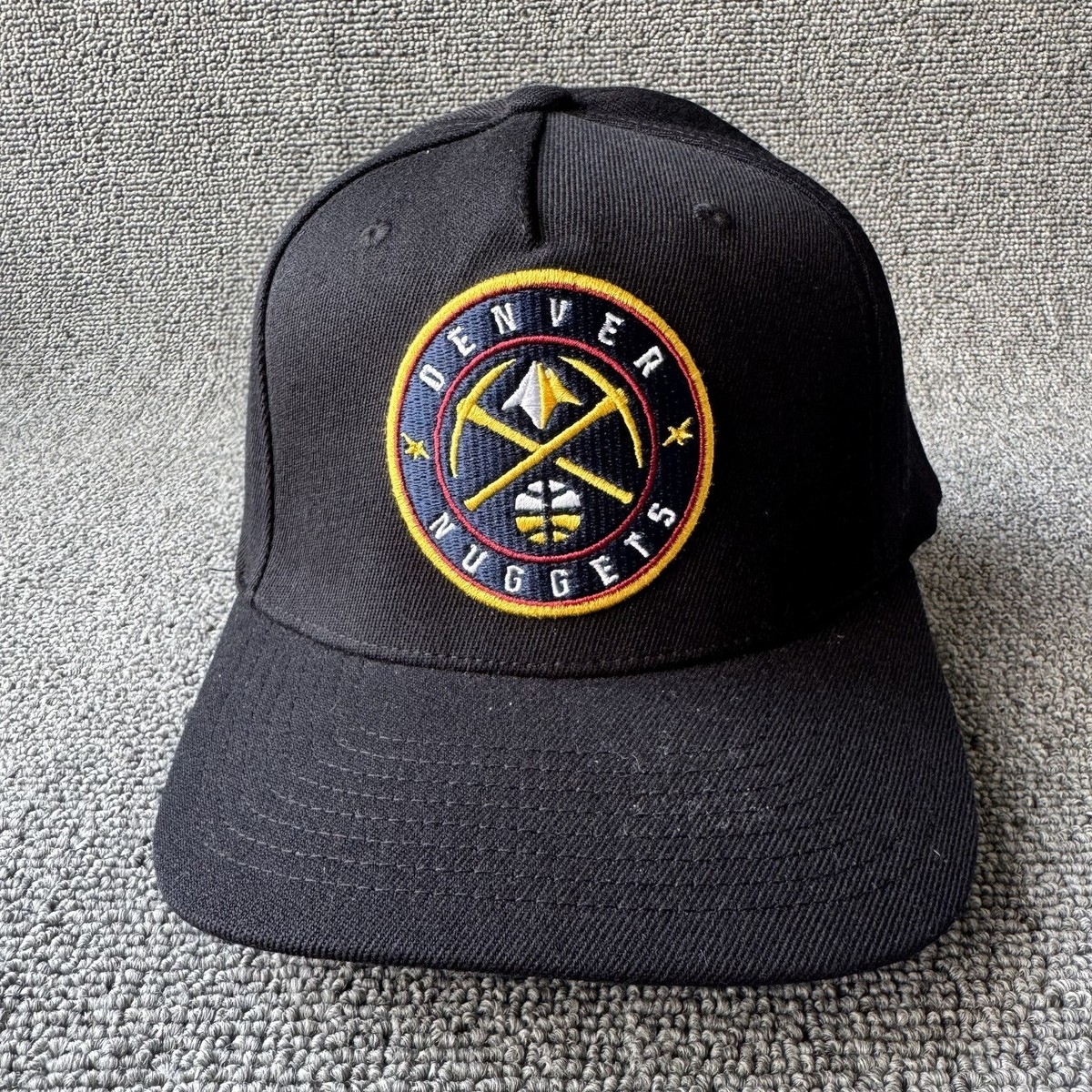 Mitchell & Ness Denver Nuggets Black Snapback Cap Hat
