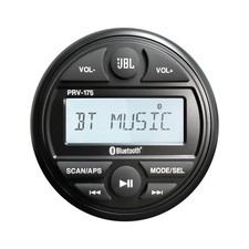 JBL PRV 175 AM/FM, 4-Channel High Power, Bluetooth Gauge Style Radio w/ Monoc...