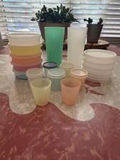 Vintage Tupperware Pastels Food Storage Set 1...