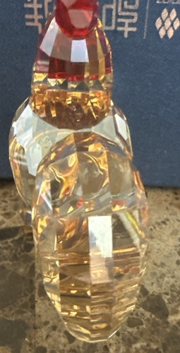 Crystal Rooster Animal Collectible Cute Figurine Ornament Gifts Home Decor - Picture 5 of 6