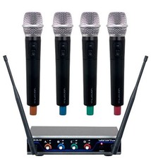 Vocopro DIGITALQUADH2 Voco 4 Ch Uhf Dsp Hybrid W Hh Mic Sys