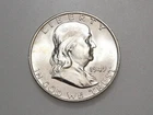 1949-D 50C FRANKLIN SILVER HALF DOLLAR GEM BU