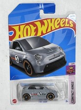 Hot Wheels Fiat 500e Compact Kings Series #2/5 Gray Diecast 1:64 Scale Mattel