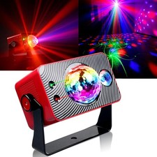 Party Lights, Disco Light, DJ Strobe Stage Lights LED Projector, Sound Activa...