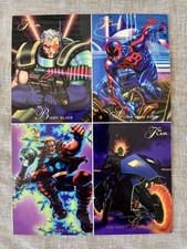 1994 Flair Marvel Universe Promo Sheet Uncut 5x7 Spider-Man Ghost Rider Carnage