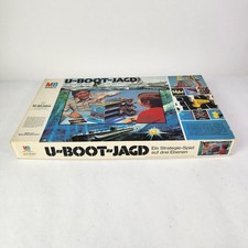 MB Giochi Sottomarino Caccia Gioco da Tavolo Vintage Strategia Gioco 1975 Navi Affondare