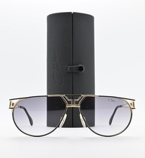 CAZAL Sunglasses 935 Col 302 63-14 135 Vintage 80's Gold Black Pilot Case