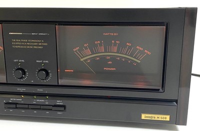 ONKYO Integra M 508 ジャンク品 JUNK ONKYO M-508 Grand Integra Power Amplifier AC100V from