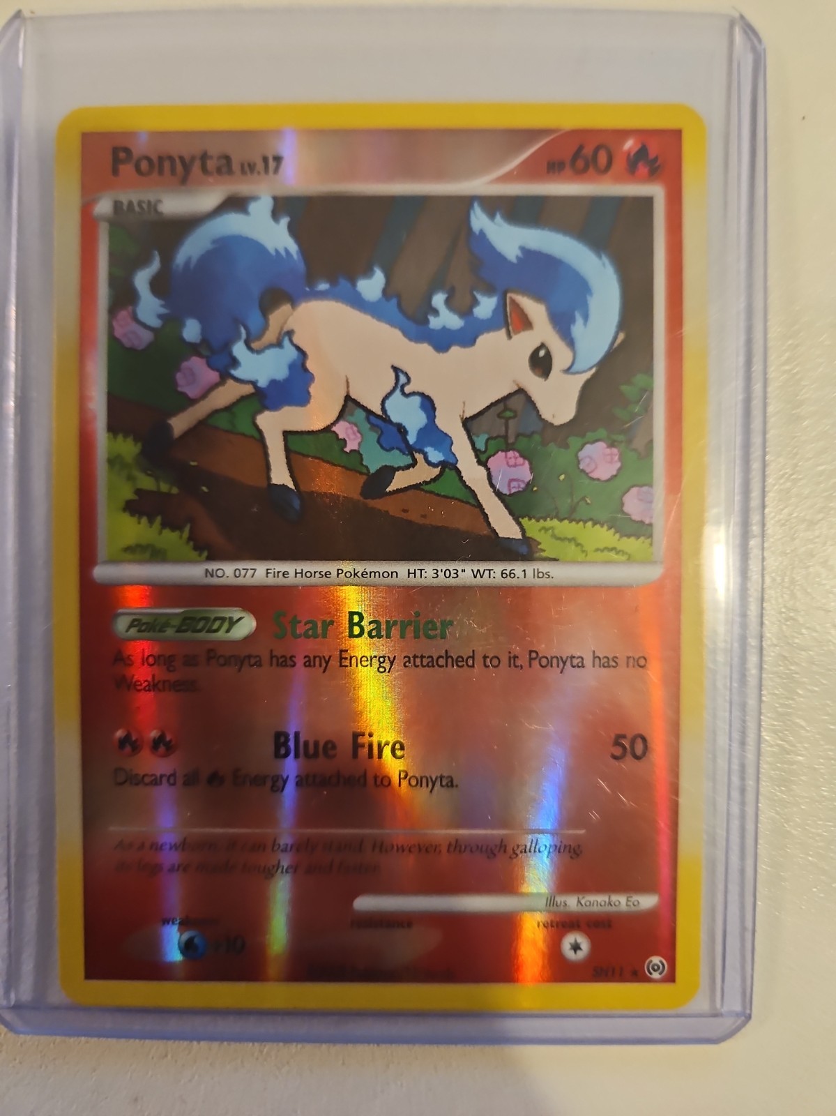 Pokemon TCG Ponyta (Shiny) SH11 Arceus Reverse Holo NM