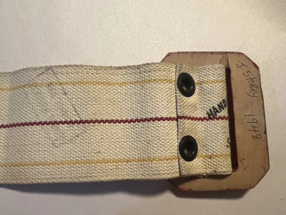 Cinturón Hep Talk de lona vintage raro de los años 1940-1950 para mujer Foto 4 de 4