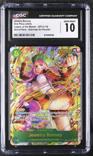 Jewelry Bonney (Alternate Art) graded CGC 10 for sale on eBay