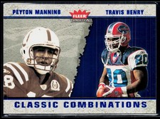 2003 Fleer Tradition #9 CC Peyton Manning / Classic Combinations Blue