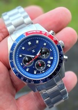 Nuovo Seiko Prospex X Pepsi Divers Quartz Cronografo 'Special Edition' Quadrante Blu 